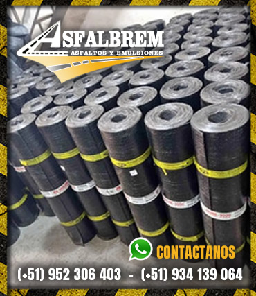 venta de manto asfaltico arenado o liso